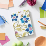 Abbey Floral Tiles - Blue Blooms iPad Pro Cover<br><div class="desc">Abbey Floral Tiles II by June Erica Vess. Features blue flowers in a pattern-like design.</div>