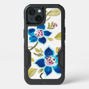 Abbey Floral Tiles - Blue Blooms iPhone 13 Case