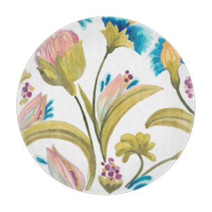 Abbey Floral Tiles - Spring Flowers Cutting Board