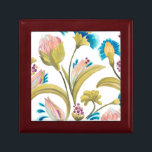 Abbey Floral Tiles - Spring Flowers Gift Box<br><div class="desc">Abbey Floral Tiles I by June Erica Vess. Features a variety of flowers in a spring-like color palette in a pattern-like design.</div>