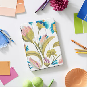 Abbey Floral Tiles - Spring Flowers iPad Pro Cover