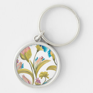 Abbey Floral Tiles - Spring Flowers Keychain
