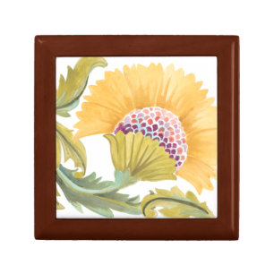 Abbey Floral Tiles - Yellow Gift Box