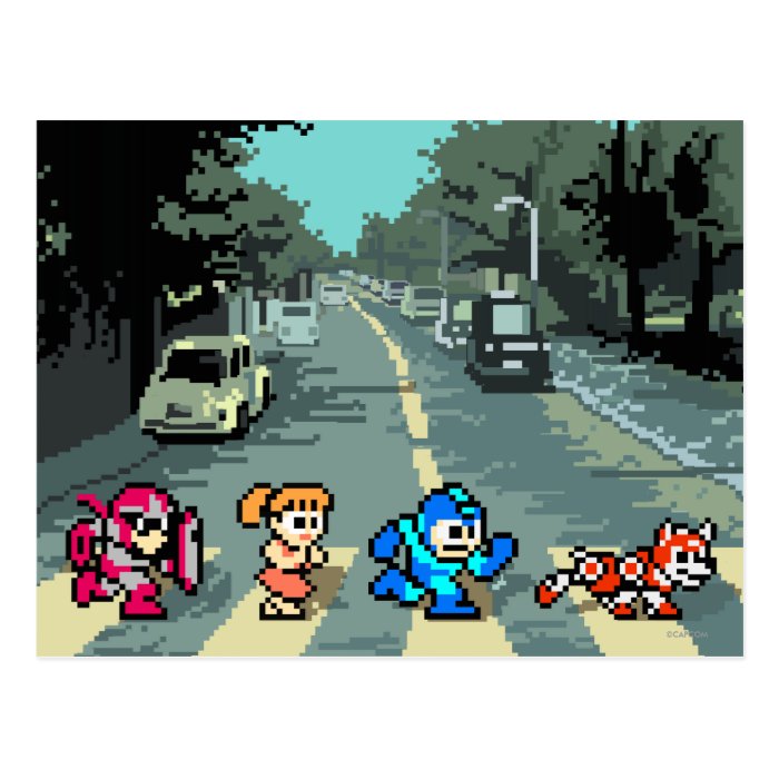 Abbey Road 8 Bit Post Cards