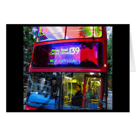 Abbey Road Bus Trip Cards (Front Horizontal)