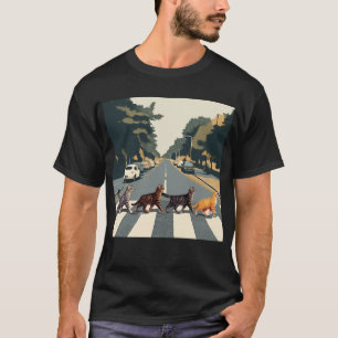 Abbey Road cat T-Shirt