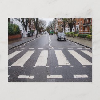 Abbey Road Crossing - London England Postcard