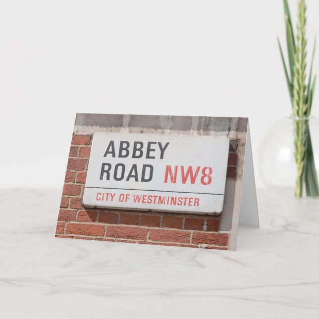 Abbey Road London Card (Front)