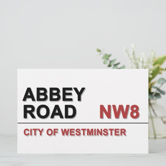 Abbey Road London England - vintage (Standing Front)