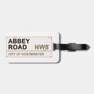 Abbey Road London England - vintage Luggage Tag