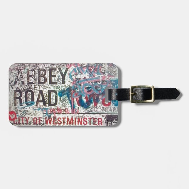 Abbey Road Sign Luggage Tag (Front Horizontal)