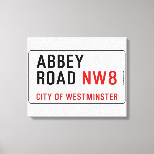 Abbey Road Street Sign (Front)