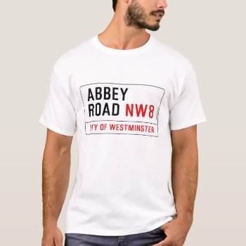 Abbey Road T-shirt by myfunstudio at Zazzle
