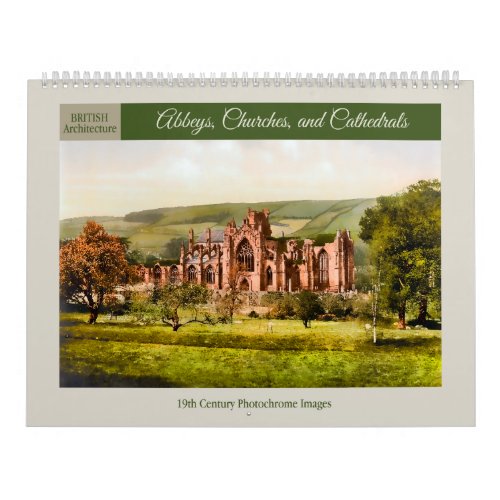 Abbeys Churches and Cathedrals 2024 Calendar