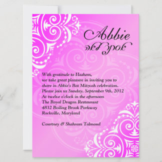 Abbie 6x8.75 invitation