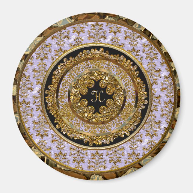 Abbigail Edeline Victorian Monogram  Magnet (Front)