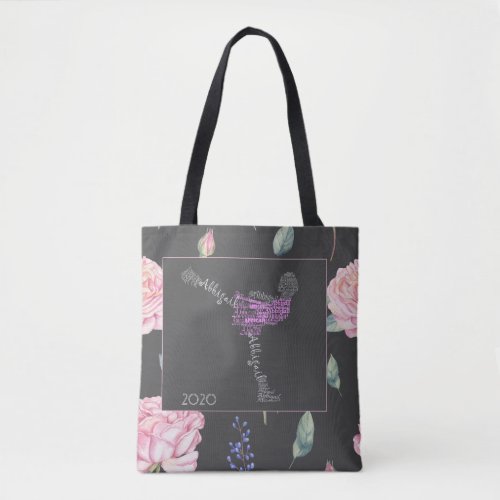 Abbigail Personalized Ice Figure Skater Tote Bag