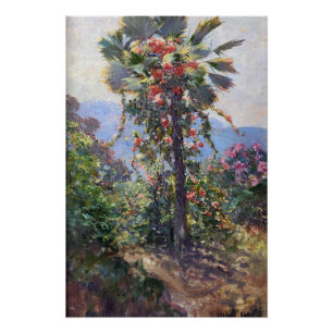 Abbott Fuller Graves Flowering Vines on Palm Tree Poster