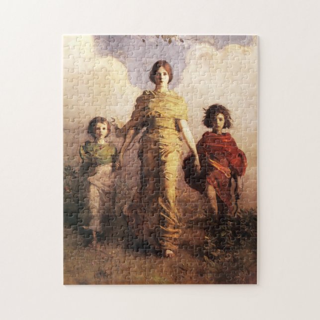 Abbott Handerson Thayer A Virgin puzzle (Vertical)