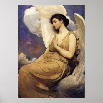 Abbott Handerson Thayer Winged Figure Poster by VintageSpot at Zazzle