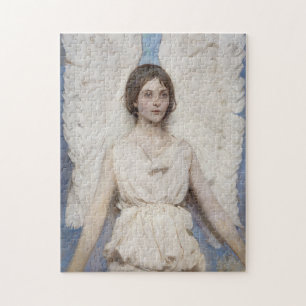 Abbott Thayer Angel Vintage Victorian Fine Art Jigsaw Puzzle
