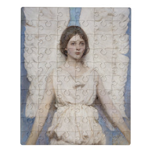 Abbott Thayer Angel Vintage Victorian Fine Art Jigsaw Puzzle