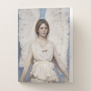 Abbott Thayer Angel Vintage Victorian Fine Art Pocket Folder