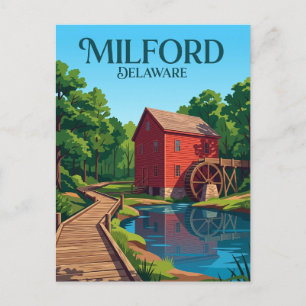 Abbott's Mill Nature Center USA Postcard