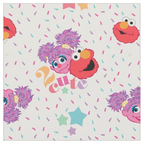 Abby And Elmo 2 Cute Pattern Fabric