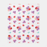 Abby And Elmo 2 Cute Pattern Fleece Blanket