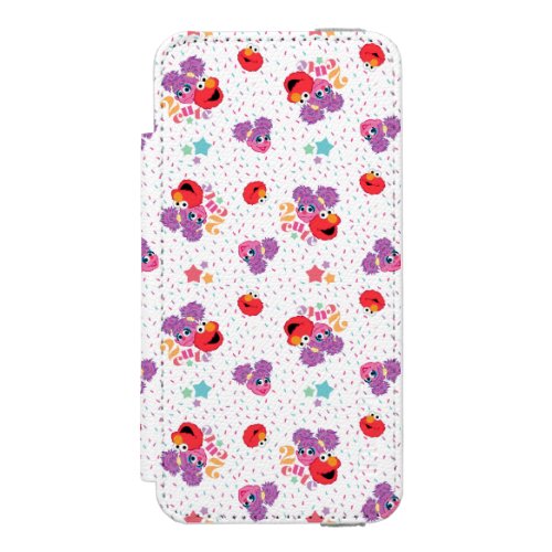 Abby And Elmo 2 Cute Pattern Wallet Case For iPhone SE55s