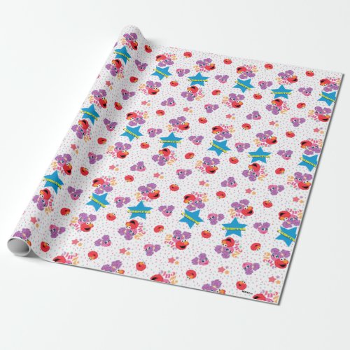 Abby And Elmo 2 Cute Pattern Wrapping Paper