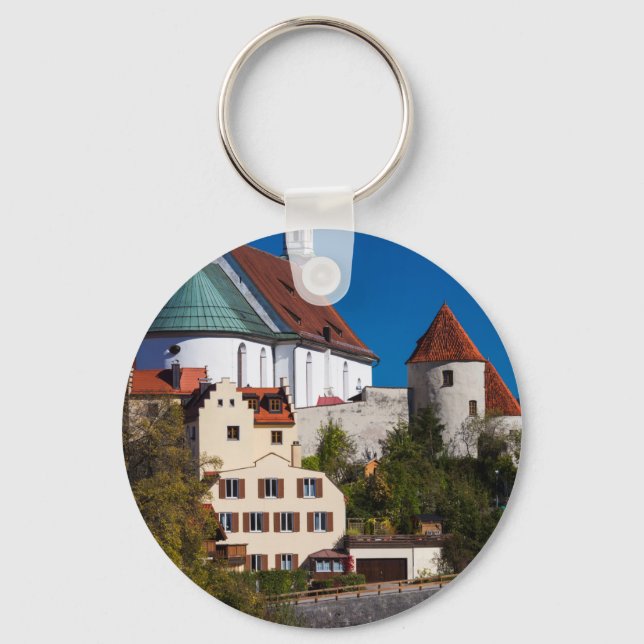 Abby by the Lech River Keychain (Front)