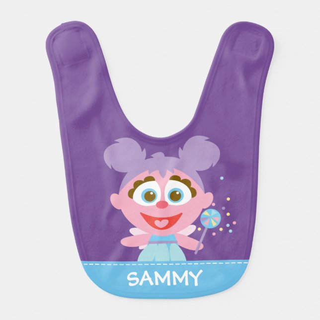 Abby Cadabby Baby | Add Your Name Bib (Front)