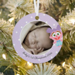 Abby Cadabby Baby&#39;s First Christmas: Add Your Name Metal Ornament