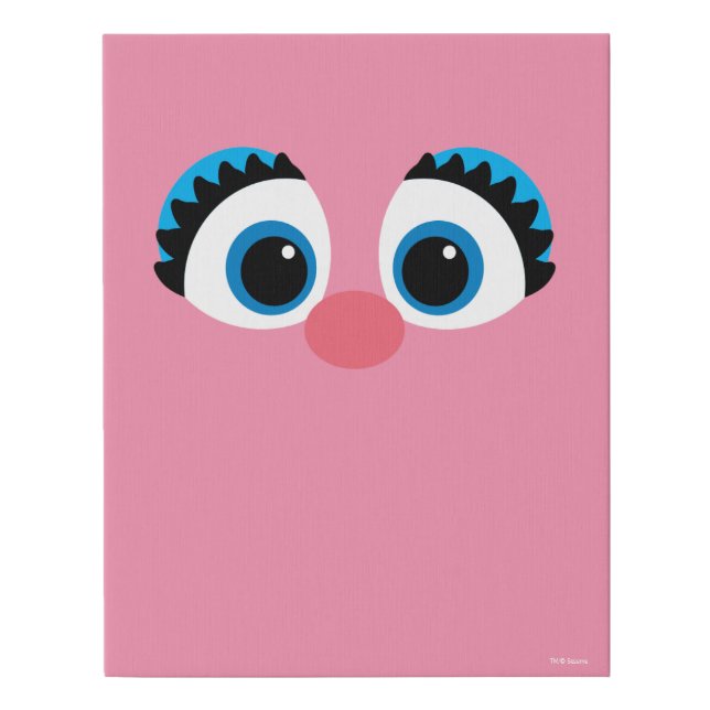 Abby Cadabby Big Face Faux Canvas Print (Front)