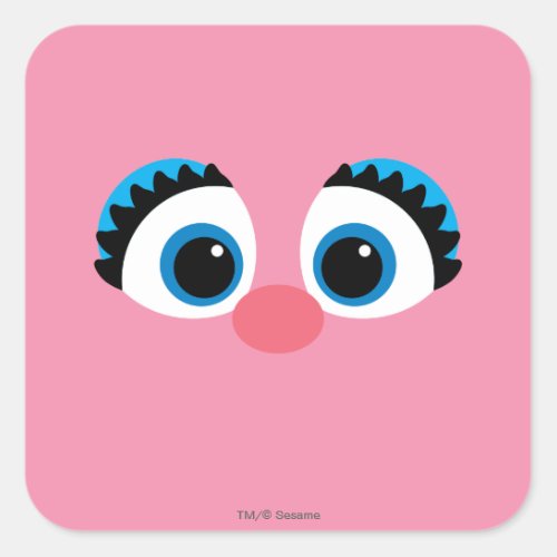 Abby Cadabby Big Face Square Sticker