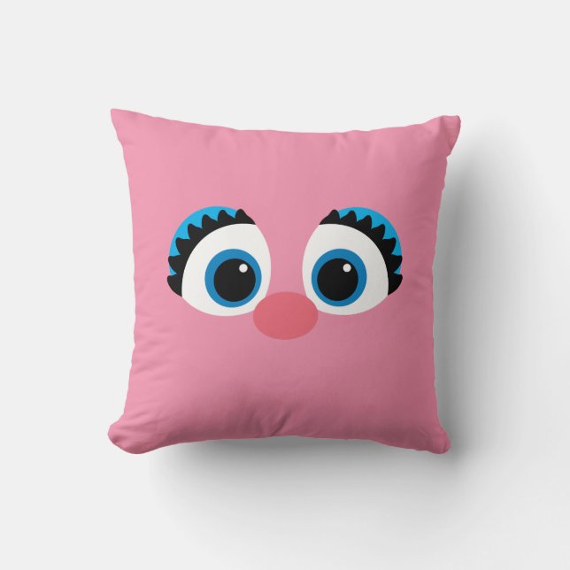 Abby Cadabby Big Face Throw Pillow (Front)