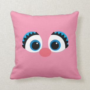 Abby Cadabby Big Face Throw Pillow