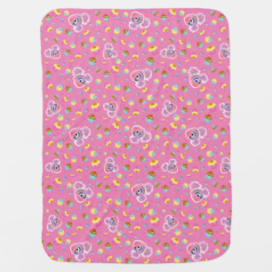 Abby Cadabby Cupcake Party Pattern Baby Blanket
