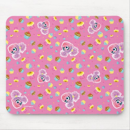 Abby Cadabby Cupcake Party Pattern Mouse Pad