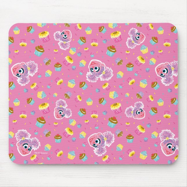 Abby Cadabby Cupcake Party Pattern Mouse Pad (Front)