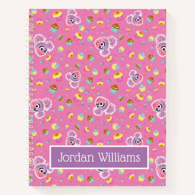Abby Cadabby Cupcake Party Pattern Notebook (Front)
