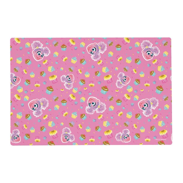 Abby Cadabby Cupcake Party Pattern Placemat (Front)