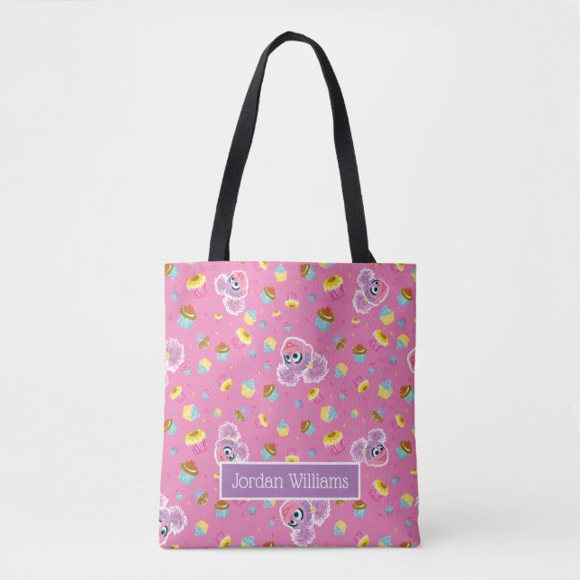 Abby Cadabby Cupcake Party Pattern Tote Bag (Front)