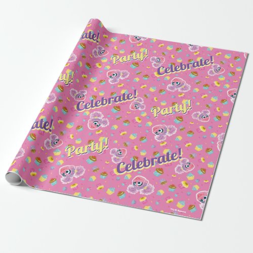 Abby Cadabby Cupcake Party Pattern Wrapping Paper