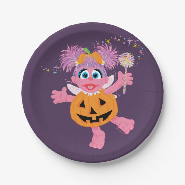 Abby Cadabby | Cute as a Pumpkin Paper Plates (Front)
