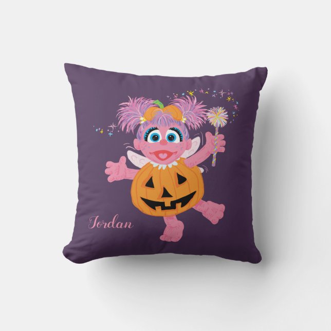 Abby Cadabby | Cute as a Pumpkin Throw Pillow (Front)
