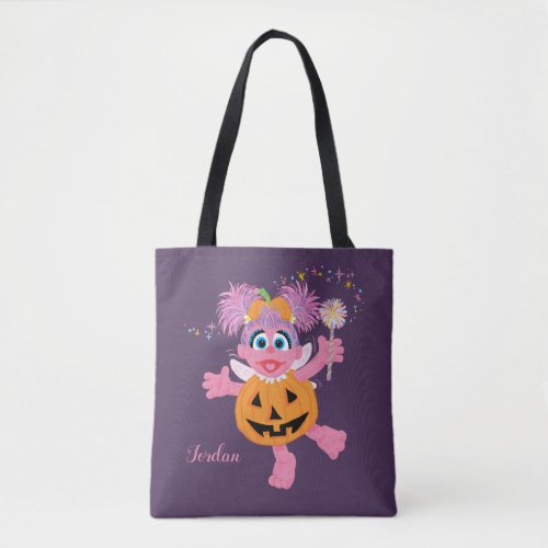 Abby Cadabby  Cute as a Pumpkin Tote Bag