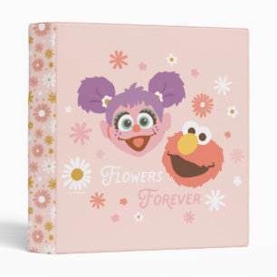 Abby Cadabby & Elmo   Flowers Forever 3 Ring Binder